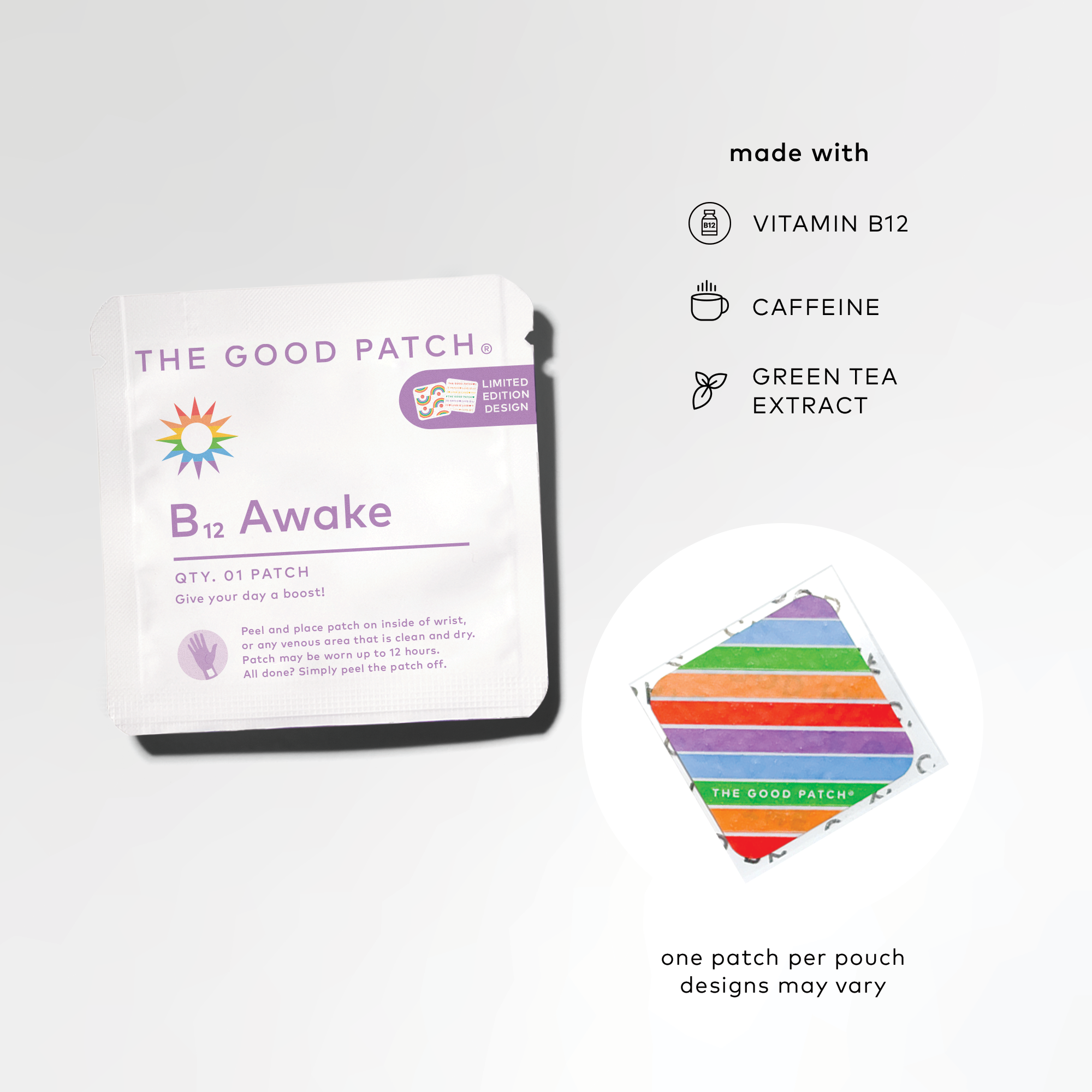 The Good Patch * 4 Pack, RESCUE, B12 AWAKE, DREAM
